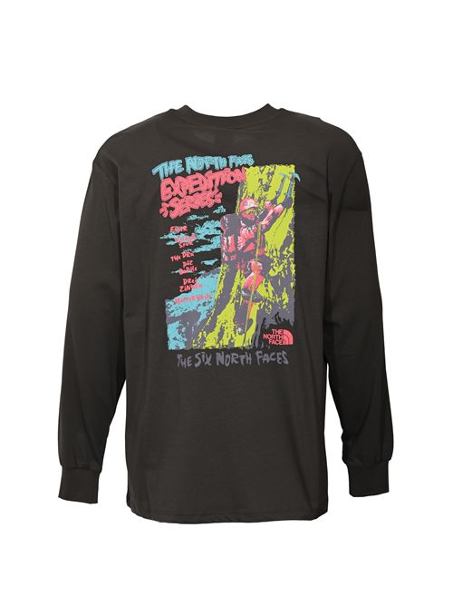 T-shirt oversize a maniche lunghe Expedition Celebration Antracite The North Face | NF0A8E3DRHI1